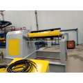 Coil hydraulic steel decoiler 5tons dengan loading car